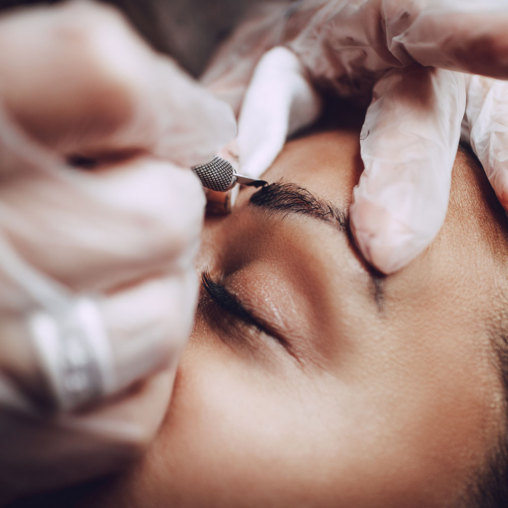 Permanent makeup brows created by candi at candibrows clovis